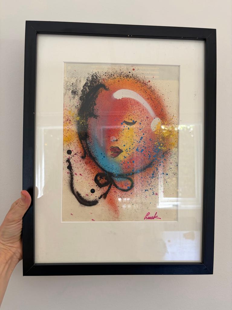 Vrolijk schilderij in lijst voor kinderkamer, Ophalen of Verzenden