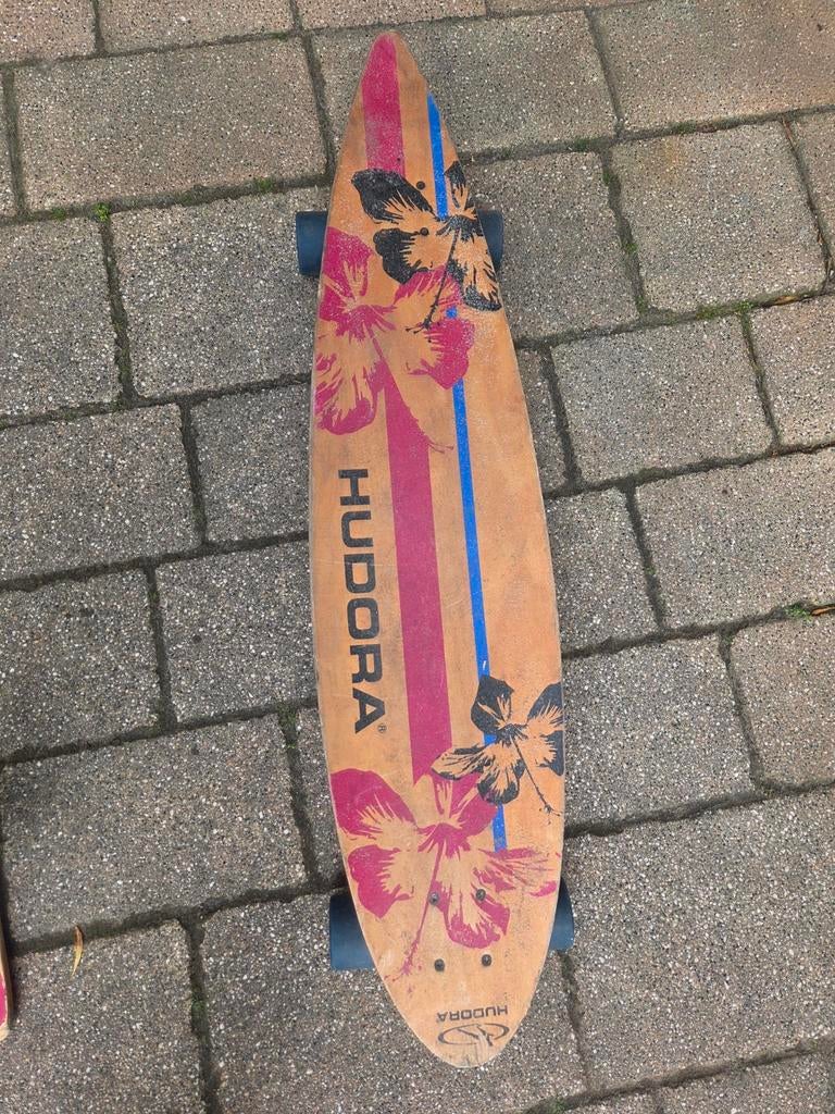 Hudora Longboard - Zoekt nieuwe eigenaar!, Sport en Fitness, Skateboarden, Ophalen of Verzenden, Gebruikt, Skateboard, Longboard