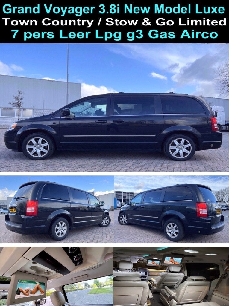 New Type Grand Voyager 3.8i V6 Stow & Go Lpg G3 Leer Inr Mog, Euro 5, 450 kg, Grand Voyager, 7 stoelen