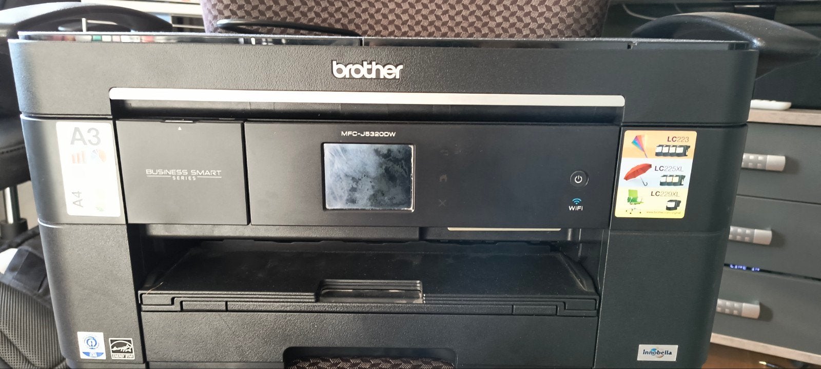 Brother MFC-J5320DW All-in-one A3 printer, Computers en Software, Printers, Gebruikt, Inkjetprinter, All-in-one, Draadloos
