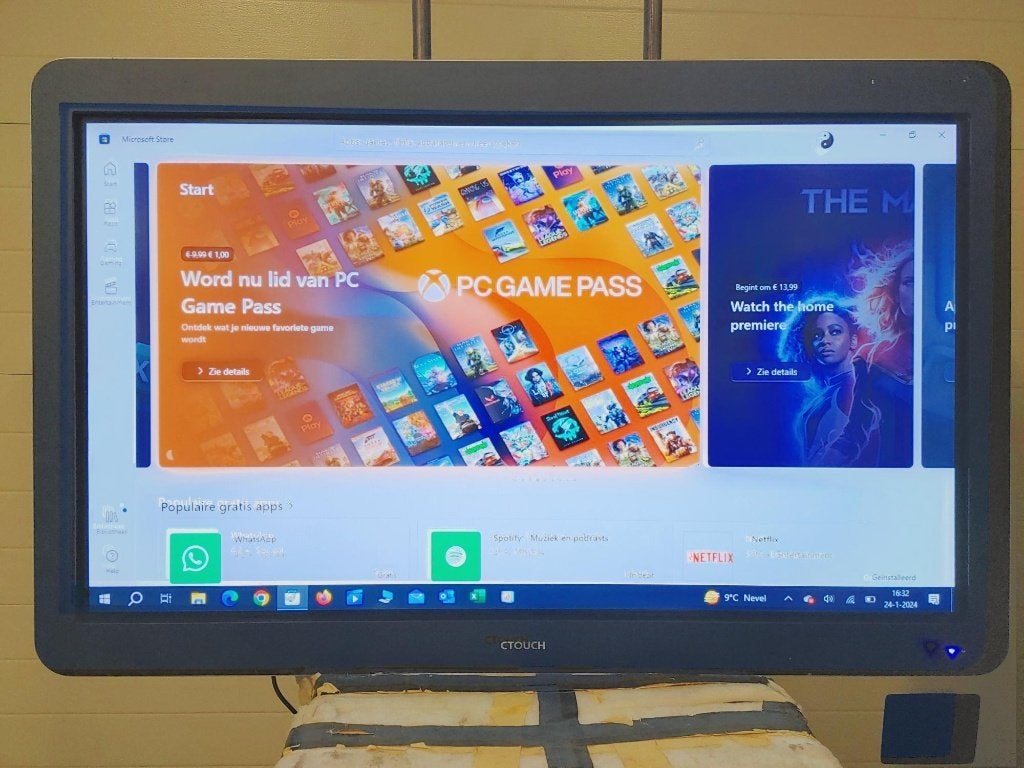 Ctouch 55 inch, Computers en Software, Monitoren, Ophalen, Ctouch, HDMI, Minder dan 1 ms