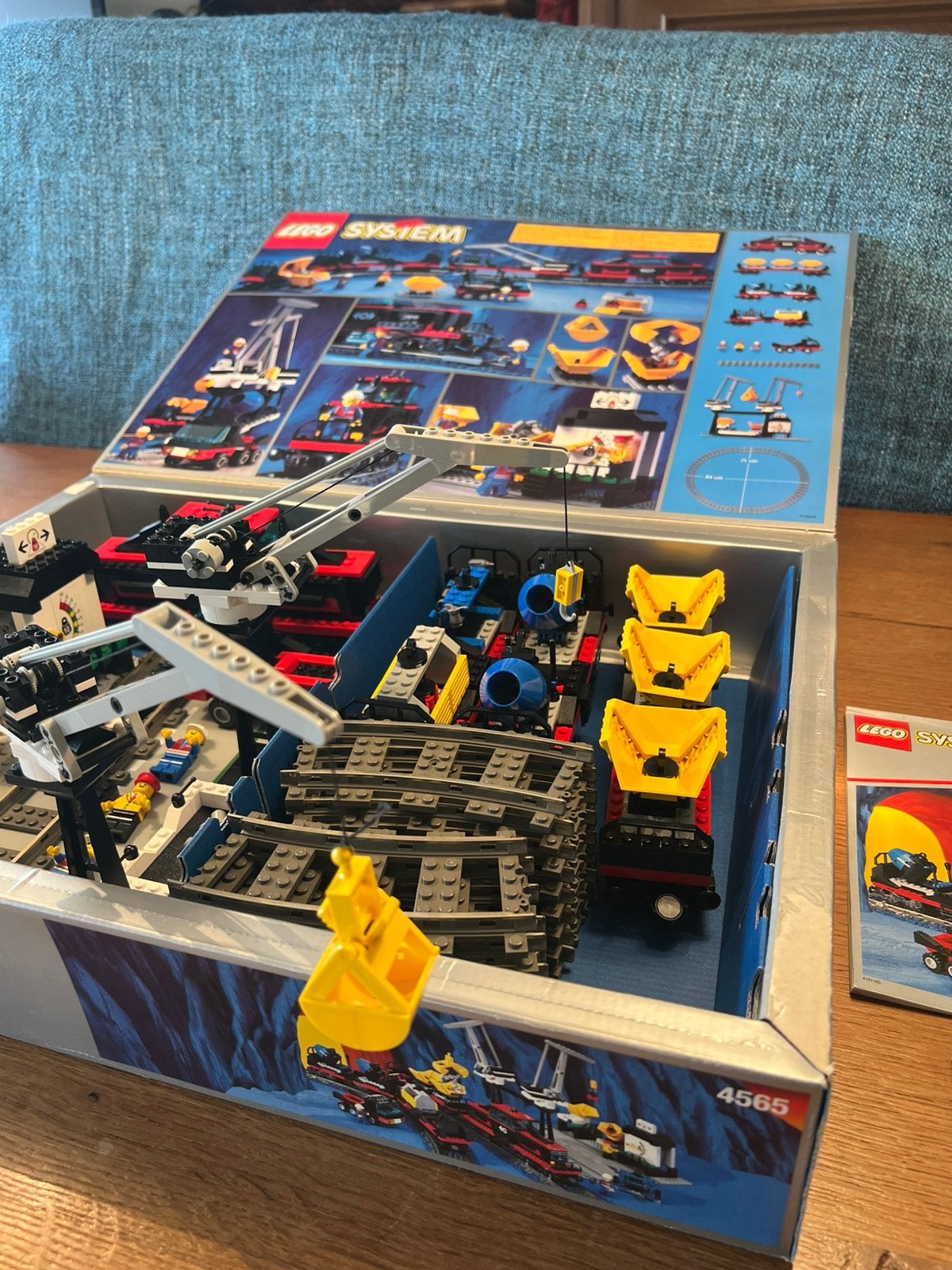 Vintage Jaren 90 LEGO 4565 System Goederen- en Kraanspoorweg, Kinderen en Baby's, Speelgoed | Duplo en Lego, Overige thema's, Lego