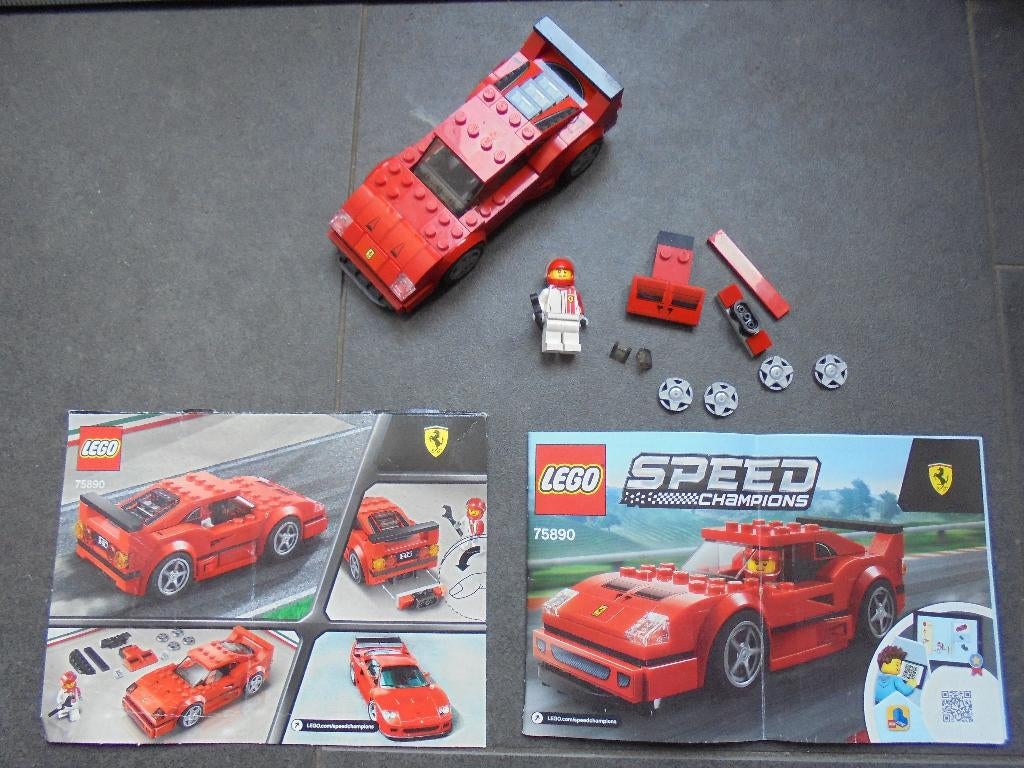 lego 75890 speed champions ferrari modulair, Kinderen en Baby's, Speelgoed | Duplo en Lego, Ophalen of Verzenden, Zo goed als nieuw