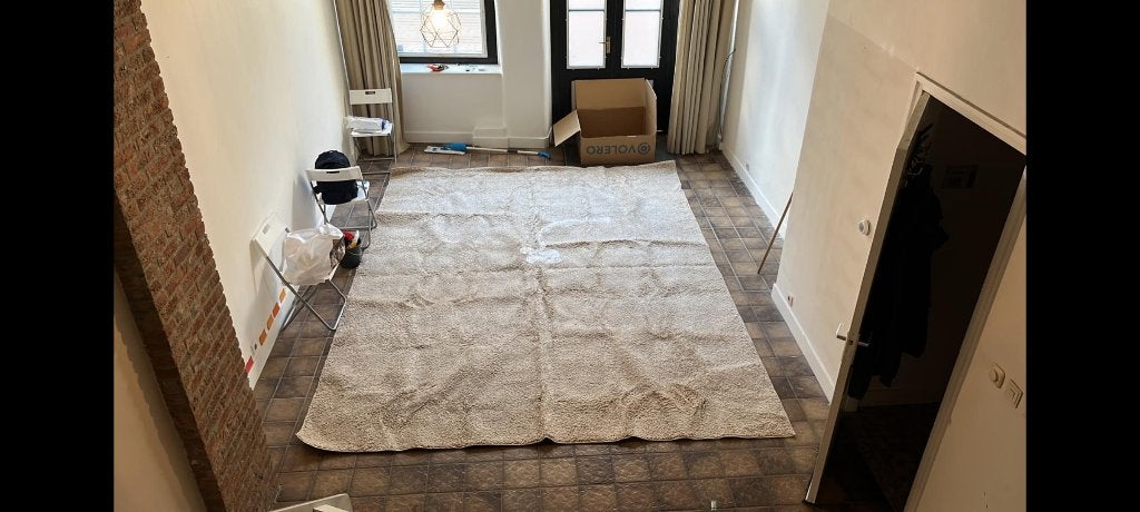 Groot Kleed 3x4 meter - Zo goed als nieuw, Ophalen, Beige, 200 cm of meer, Zo goed als nieuw