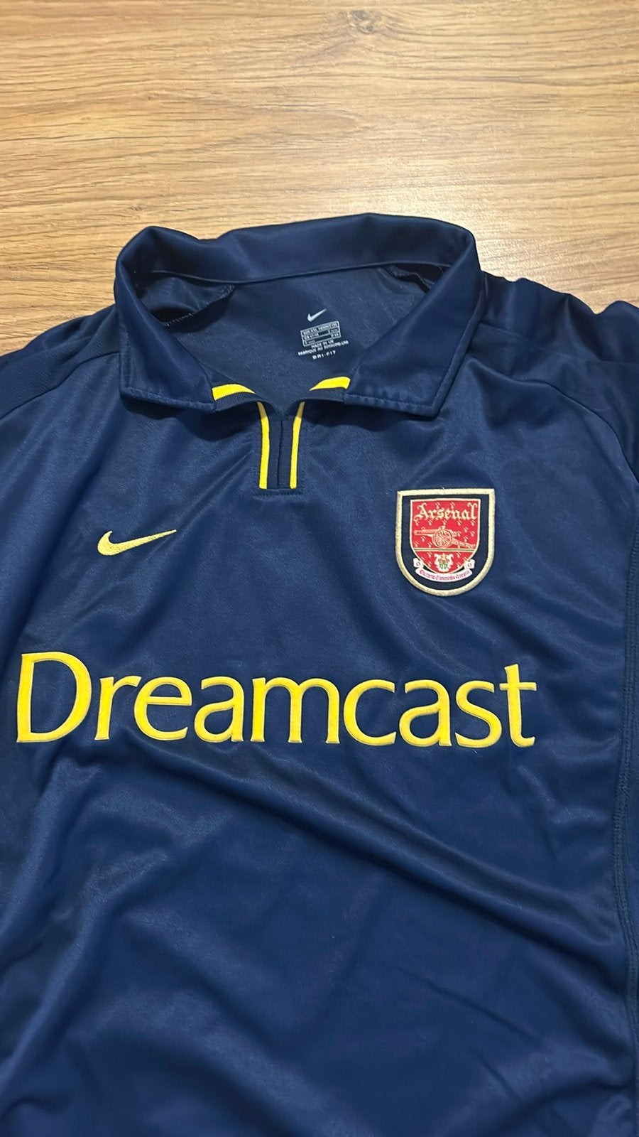 Origineel Arsenal Dreamcast Voetbalshirt, Kleding | Heren, Sportkleding, Ophalen, Maat 52/54 (L), Blauw, Zo goed als nieuw