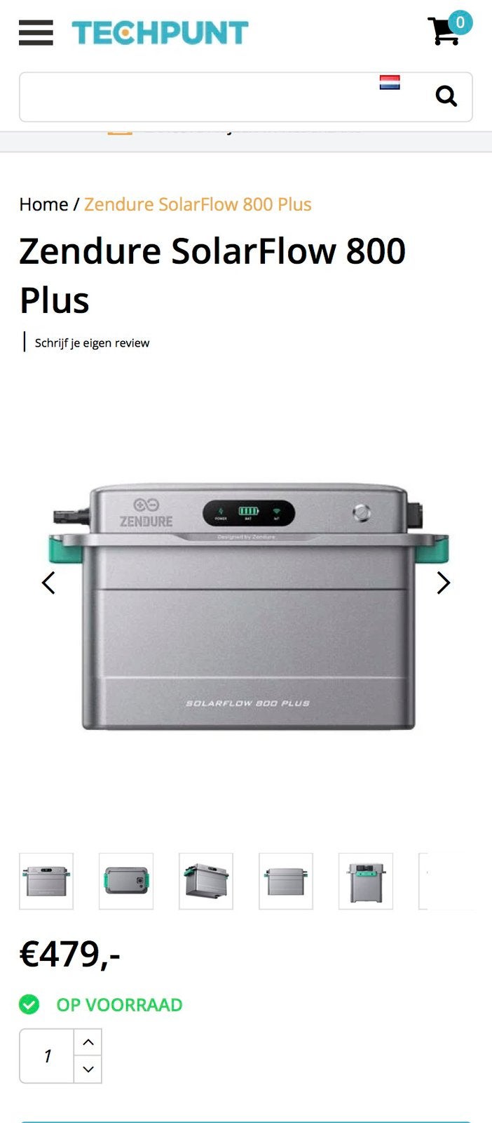Zendure SolarFlow 800 Plus - Nieuw, Ophalen, Nieuw