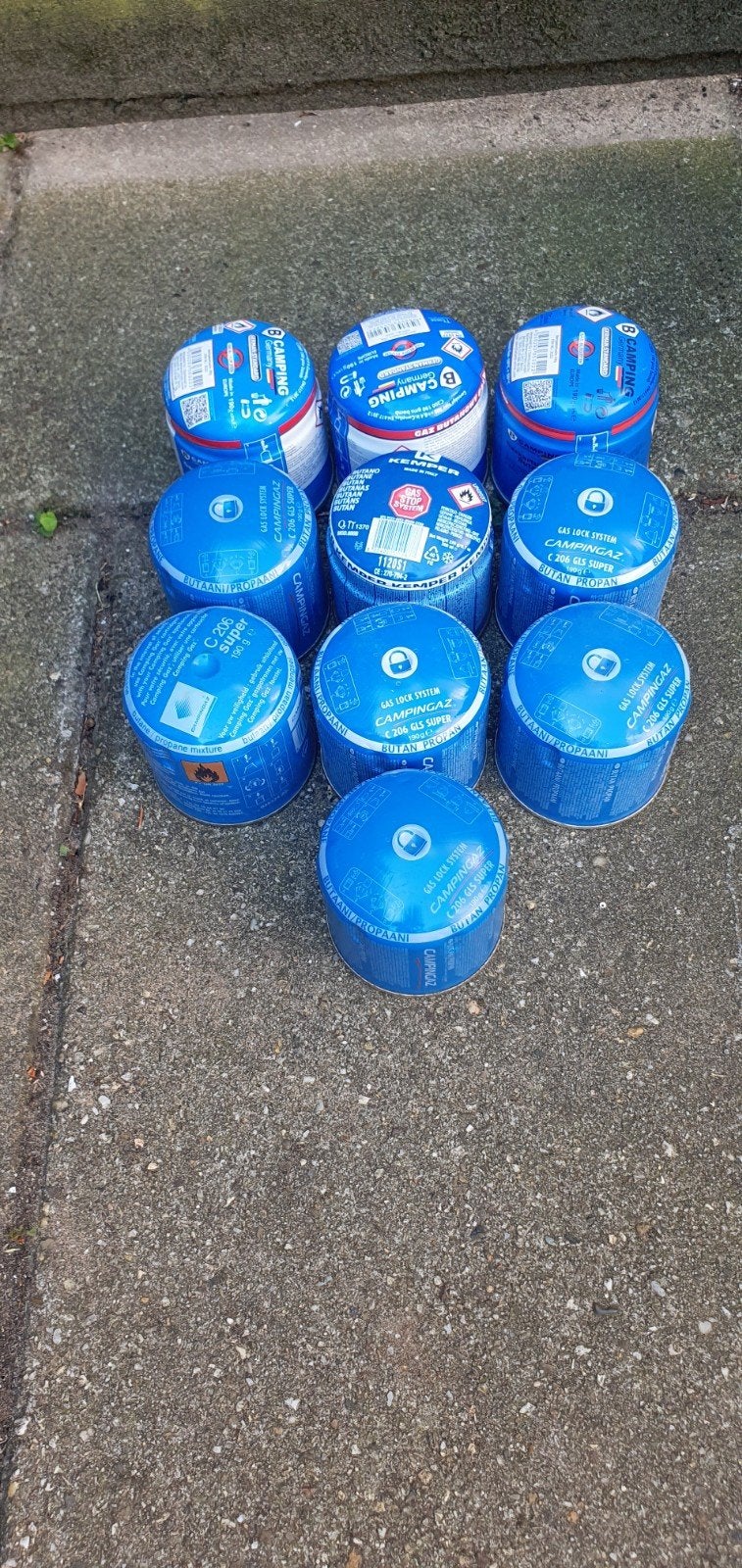 Campingaz 206 gasblikken, Ophalen of Verzenden, Nieuw