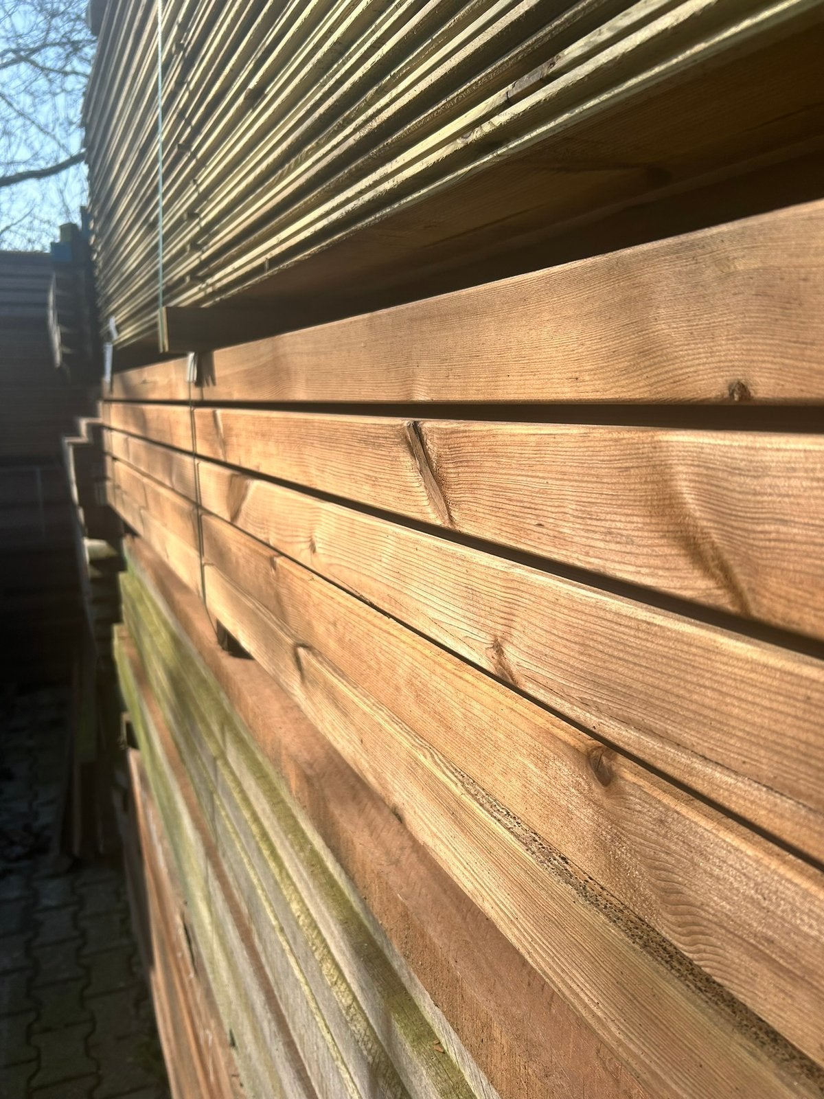 Nobifix paal diamantkop 68x68 mm, Palen, Nieuw, Ophalen of Verzenden, Hardhout