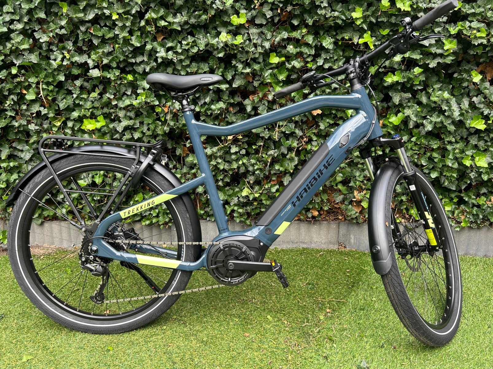 Haibike Trekking elektrische fiets, Bosch motor, 59 cm of meer, Ophalen, Zo goed als nieuw, Overige merken