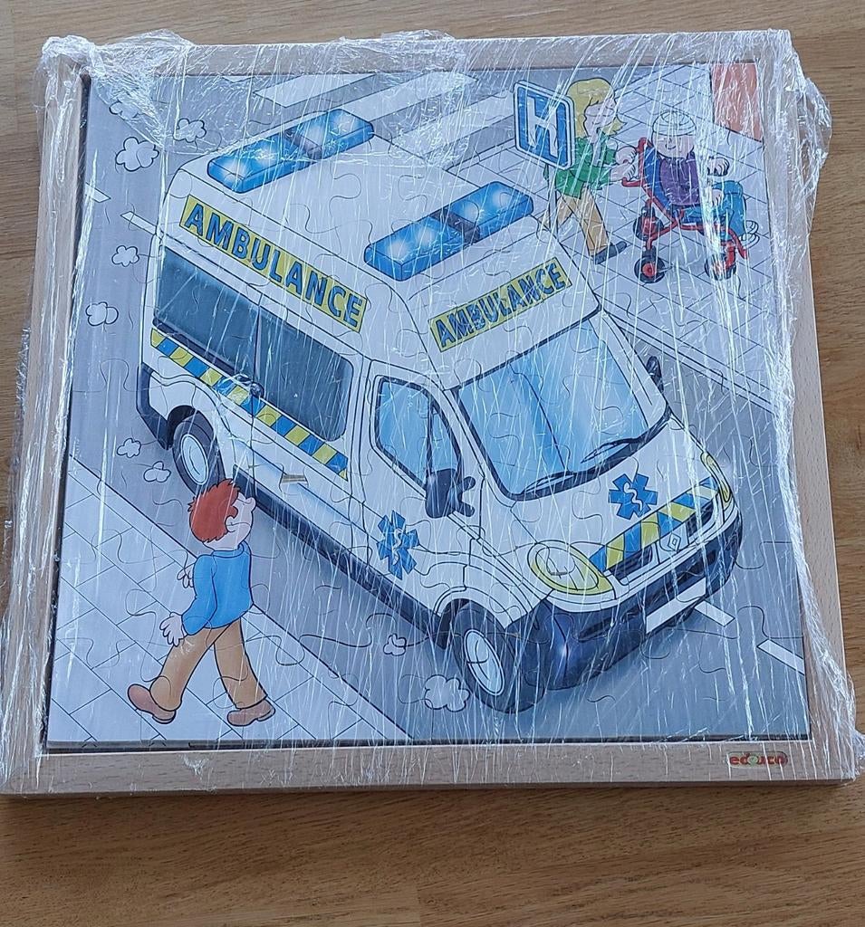 Educo puzzel 2 laags ambulance, Ophalen of Verzenden, Gebruikt