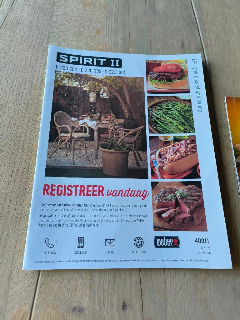 WEBER BBQ Spirit II E-320, Ophalen, Gebruikt, Weber