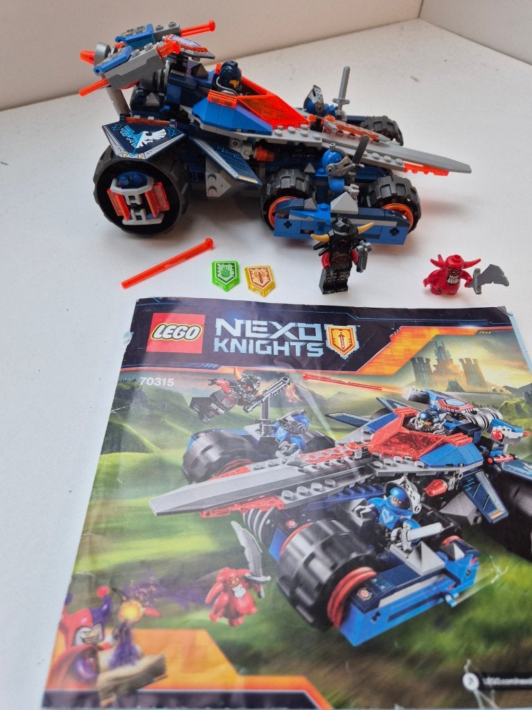 Lego, 70315, Nexo knights, Clay`s rumble blade, Compleet, Overige thema's, Lego, Ophalen of Verzenden