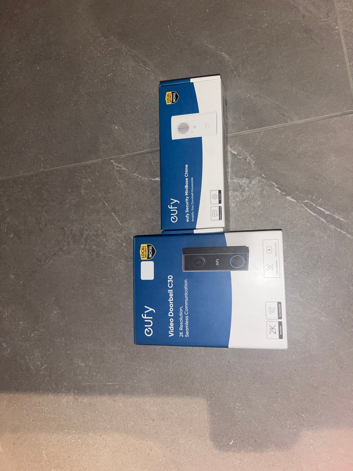 Eufy Video Doorbell C30 + MiniBase Chime nieuw ongebruikt, Ophalen, Zo goed als nieuw