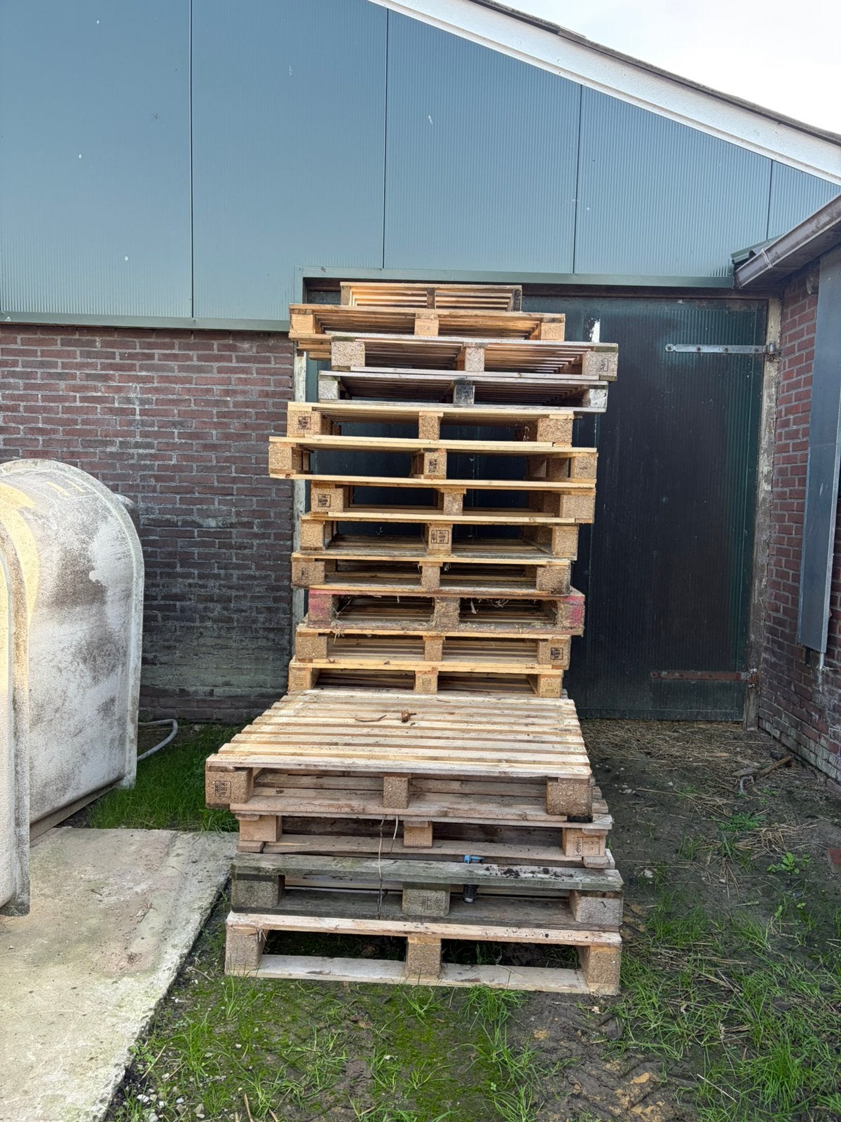 Partij pallets, Ophalen, Zo goed als nieuw, Pallet, Minder dan 200 cm