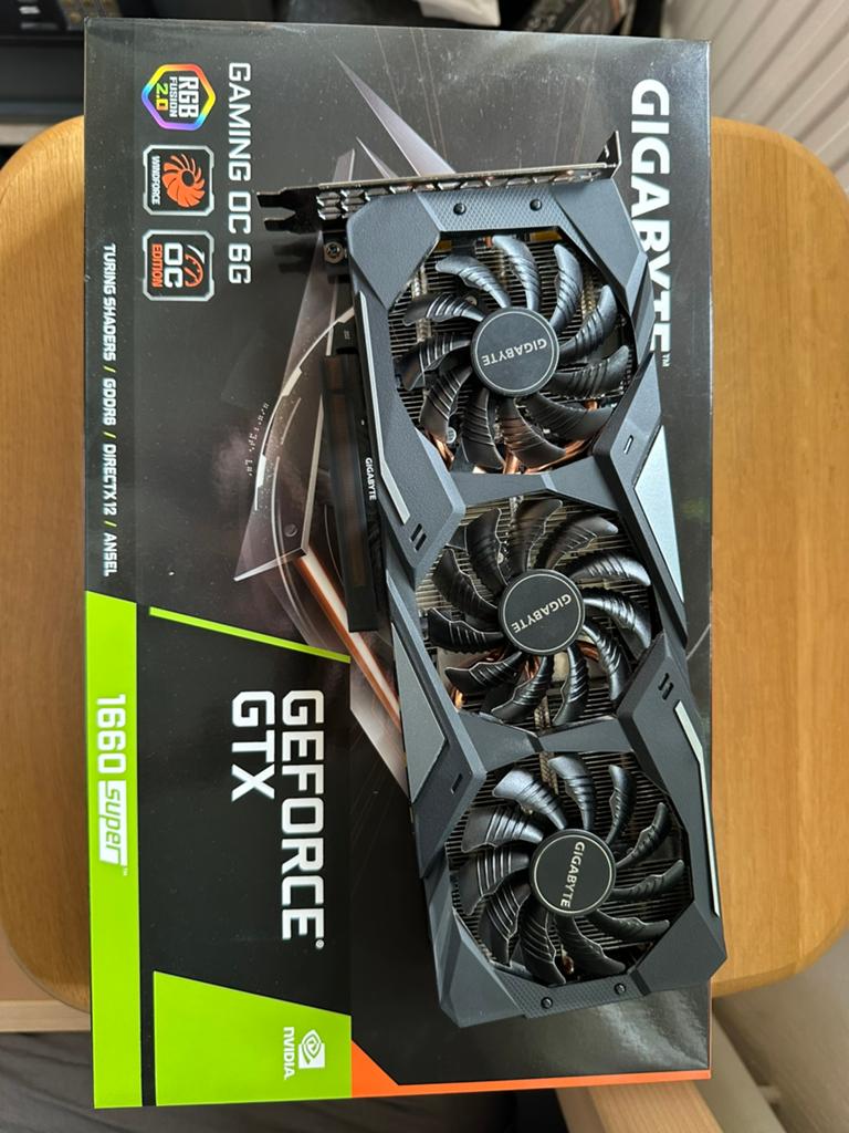 Gigabyte GeForce GTX 1660 SUPER GAMING OC 6G, Computers en Software, Videokaarten, Ophalen of Verzenden, Zo goed als nieuw, GDDR6