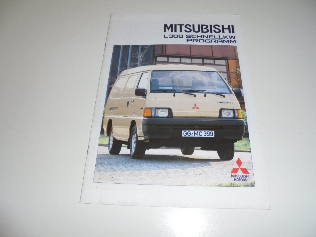 brochure Mitsubishi L300  1990, Ophalen of Verzenden, Zo goed als nieuw, Mitsubishi