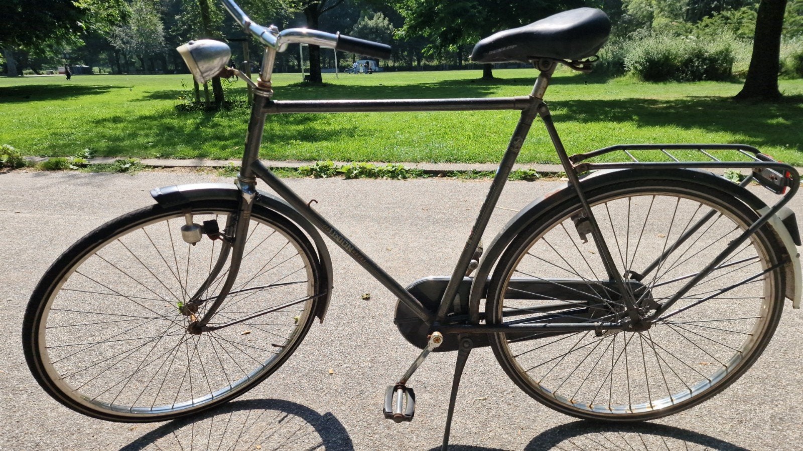 Vintage Union fiets - Klassieke stadsfiets (lees de text), Jaren '60 of nieuwer, Velgrem, Ophalen of Verzenden, 51 tot 55 cm