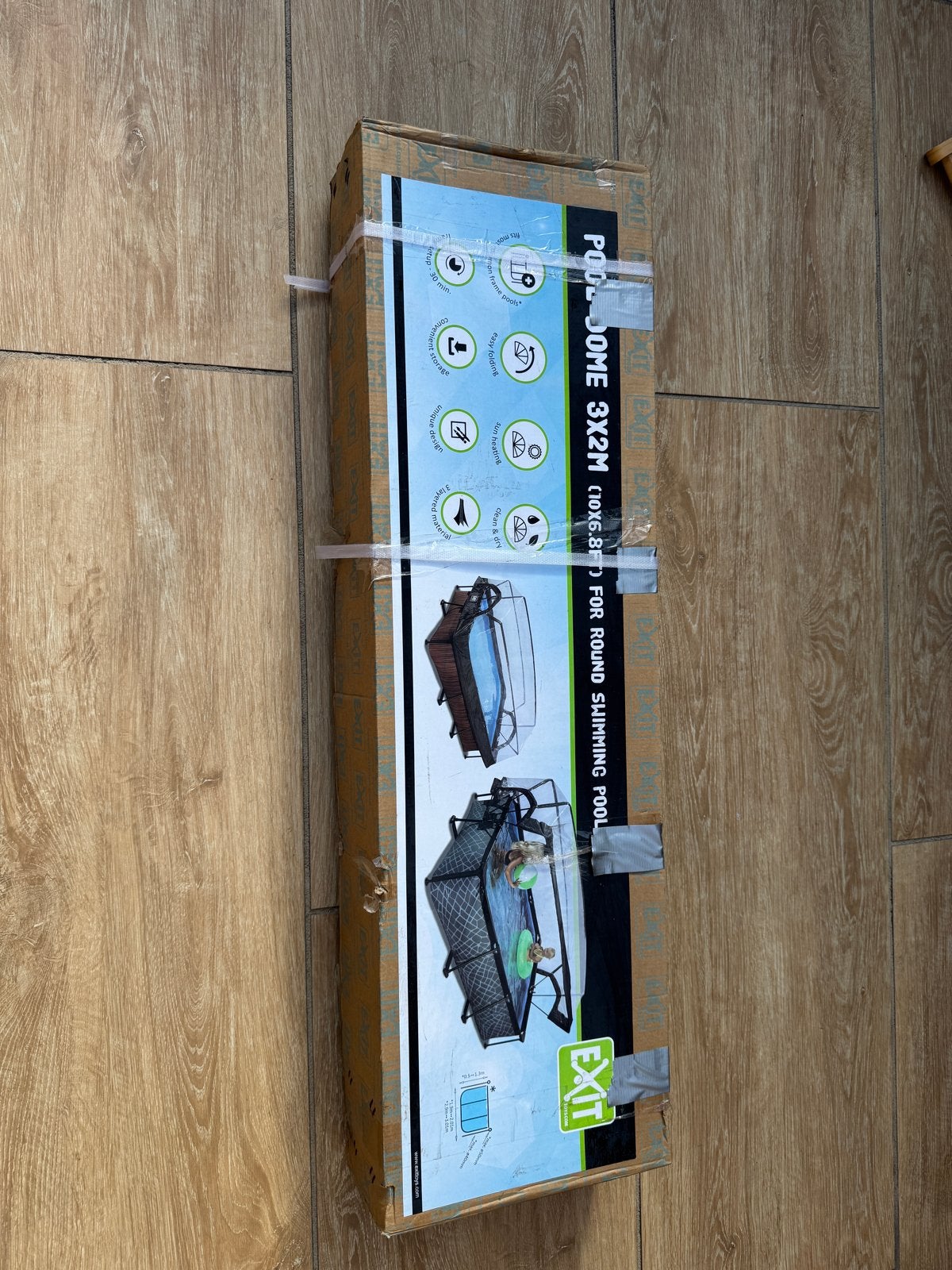 EXIT Zwembad Koepel 300x200cm - Nieuw in doos, Tuin en Terras, Ophalen, Overige typen, Nieuw, 200 tot 400 cm