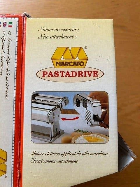 Pastamachine. Merk Marcato (Italië)., Zilver, Ophalen of Verzenden, Zo goed als nieuw, Metaal