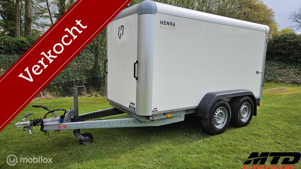 Henra Major gesloten aanhanger nieuwste model! ZGAN!, Auto diversen, Aanhangers en Bagagewagens, Gebruikt