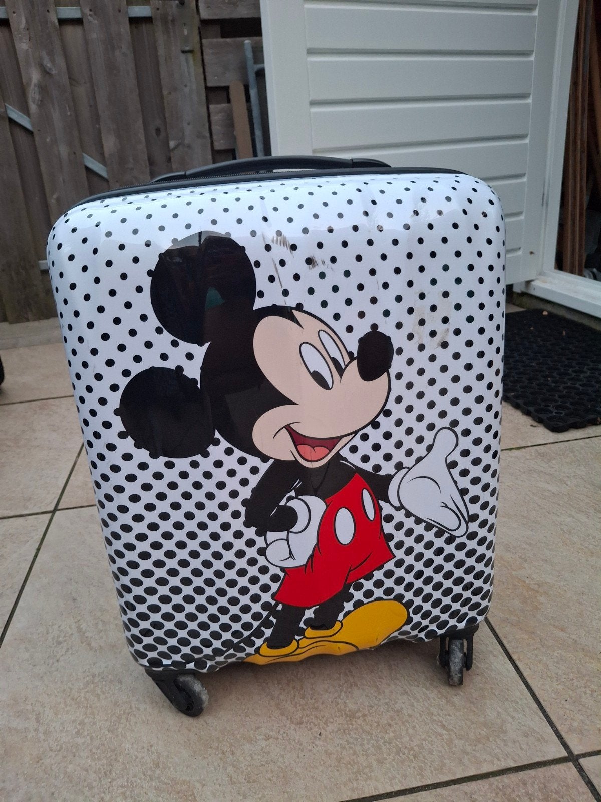 Mickey Mouse Koffer - Zo goed als nieuw, Hard kunststof, Minder dan 50 cm, Ophalen of Verzenden, Zo goed als nieuw