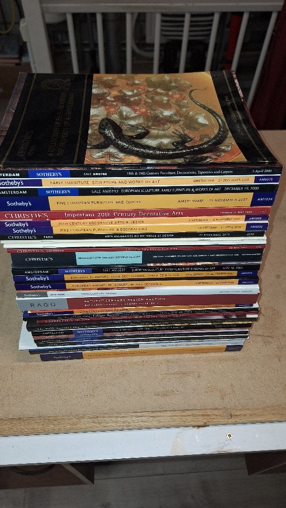 Verzameling veiling catalogi, Ophalen, Gelezen