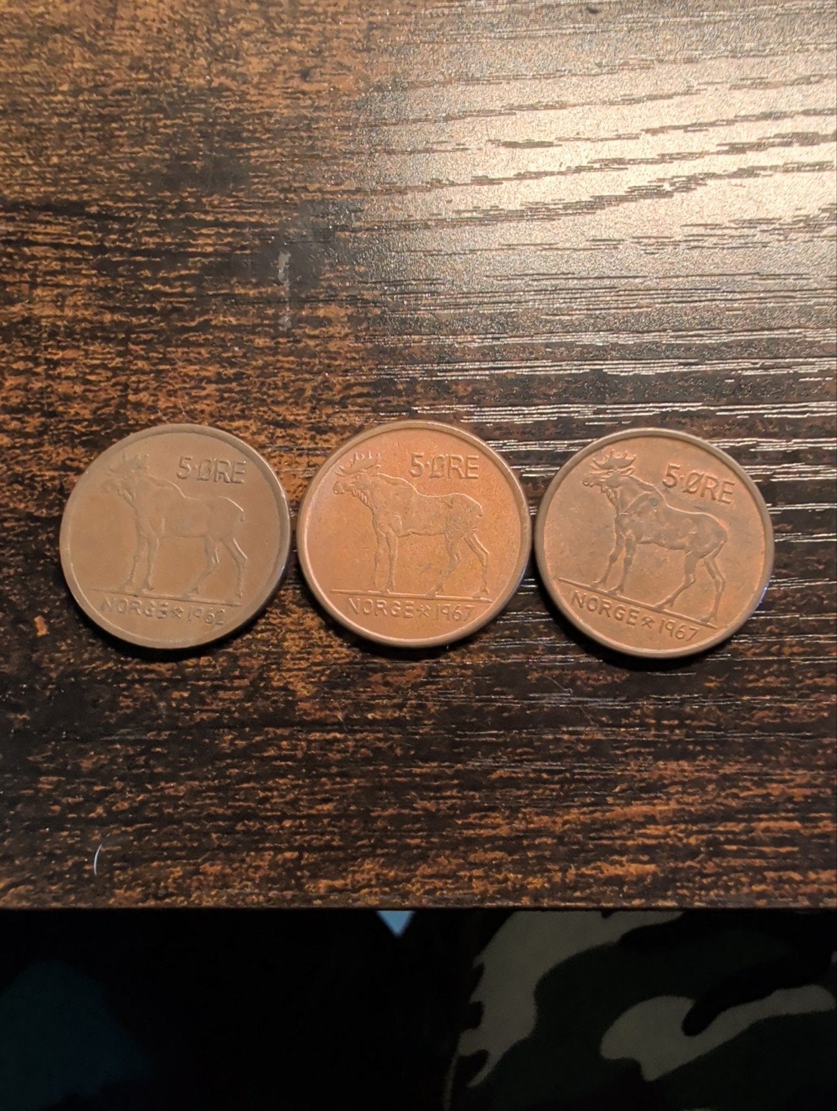 3 Noorse 5 Øre munten - Olav V, Ophalen, Overige landen, Setje