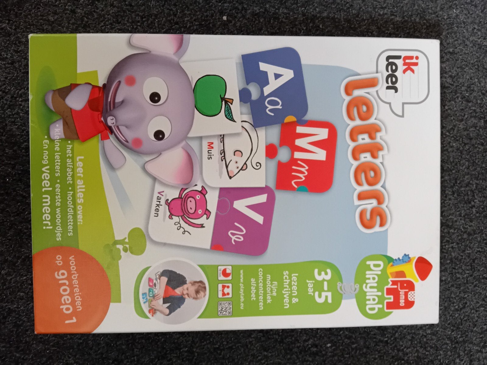 Jumbo Ik Leer Letters - Educatief  3-5 jaar, Ophalen of Verzenden, Zo goed als nieuw, Taal en Lezen