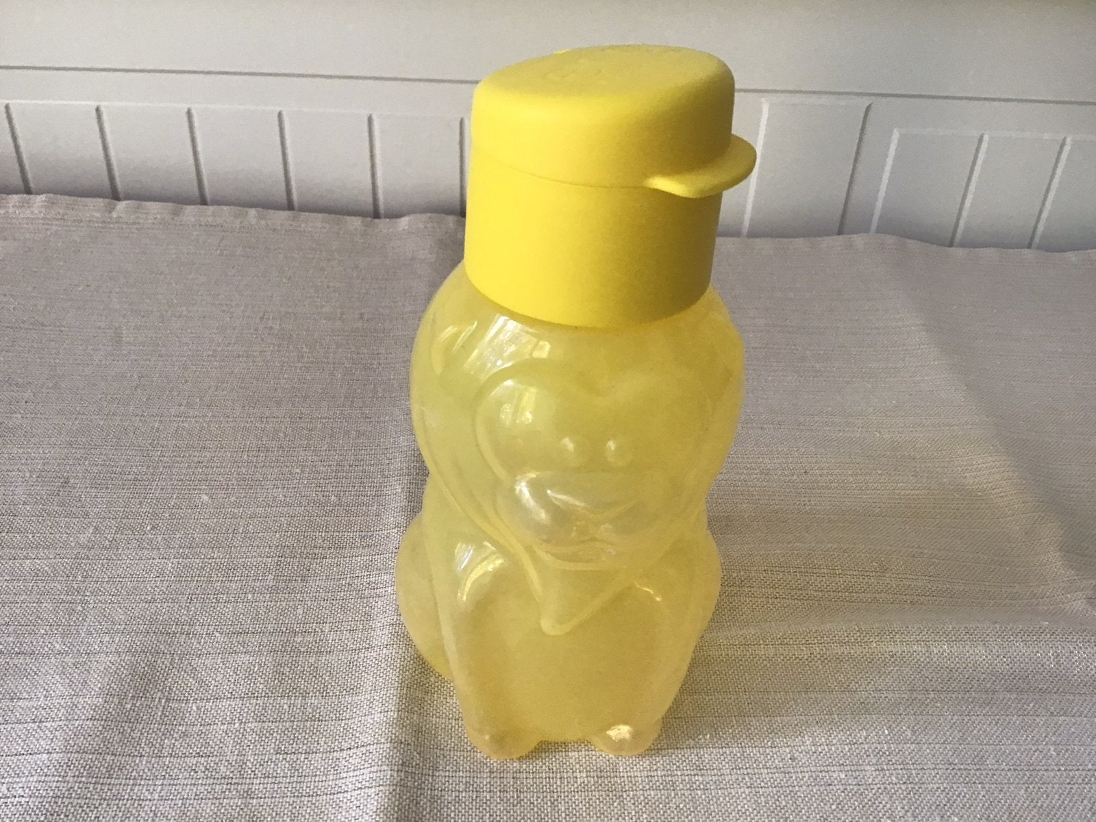 Tupperware Eco fles 350 ml, Huis en Inrichting, BPA-vrij, Geel, Beker of Kan, Ophalen of Verzenden