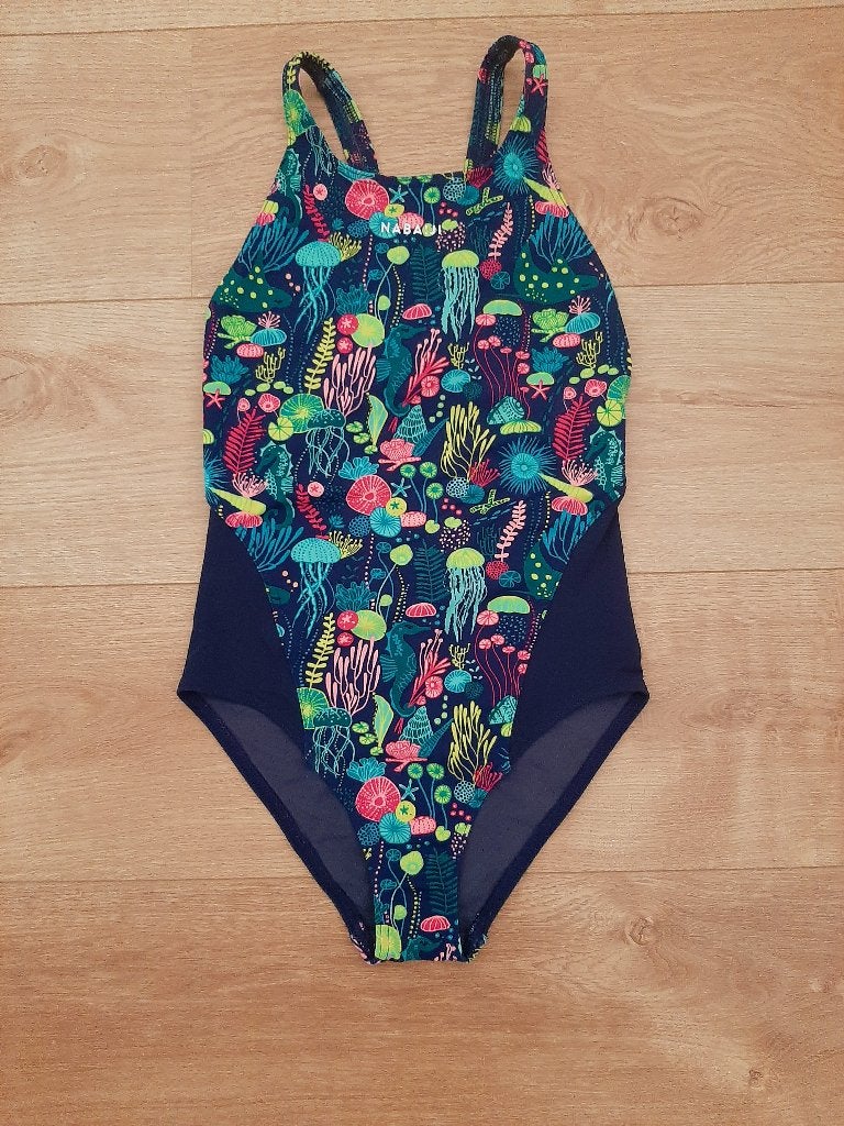 Badpak in nette staat, maat 146-152, Kinderen en Baby's, Gebruikt, Meisje, Badpak, Decathlon