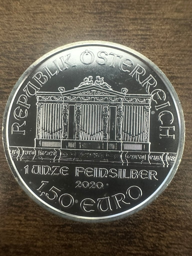 20x 1 oz Zilveren Philharmonic 2020 – .999 zilver, Ophalen of Verzenden, Zilver