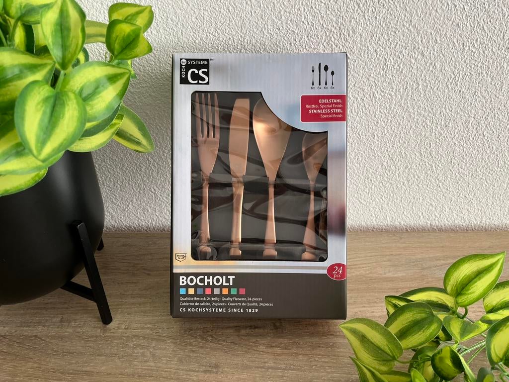 CS Carl Schmidt Sohn BOCHOLT Bestekset 24 dlg Roségold Nieuw, Ophalen of Verzenden, Nieuw