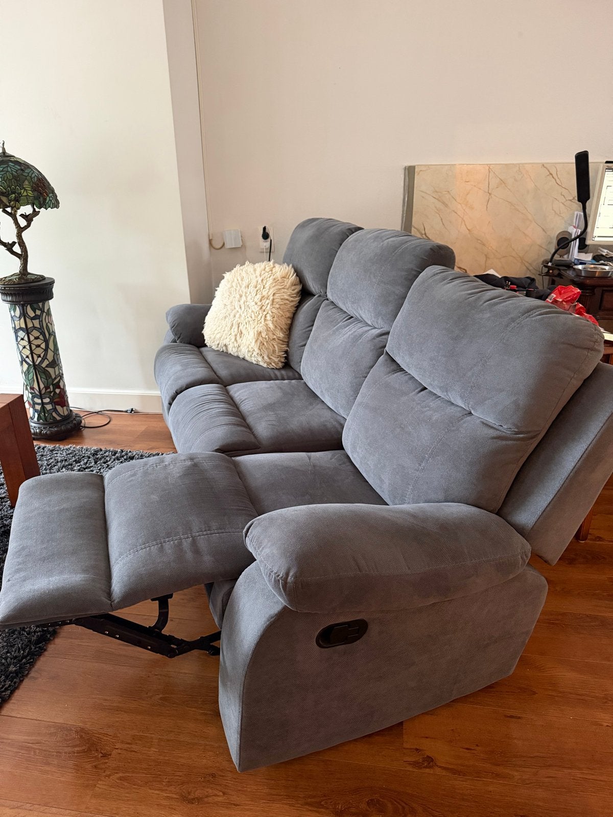 3-zitsbank met 2 relaxfauteuils - zo goed als nieuw, Ophalen, Driepersoons, 75 tot 100 cm, Zo goed als nieuw