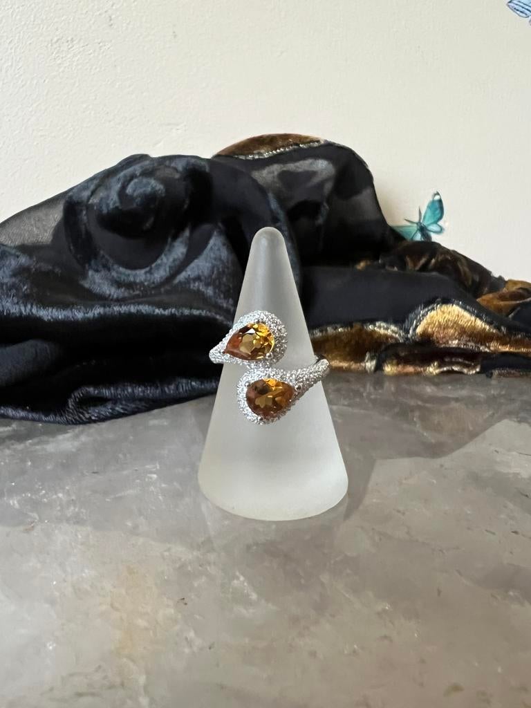 Citrien Madeira topaas geluk welvaart succes voorspoed magie, Geel, Nieuw, Ophalen of Verzenden, 17 tot 18