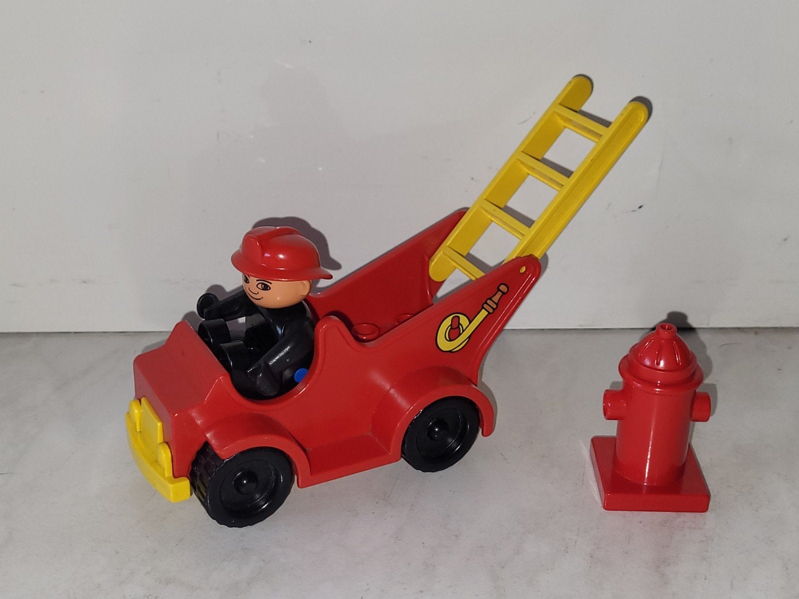 Duplo brandweer ladderwagen, Kinderen en Baby's, Speelgoed | Duplo en Lego, Gebruikt, Ophalen of Verzenden, Duplo, Duplo