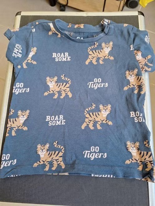Roar some tshirt Maat 80 h, Kinderen en Baby's, Babykleding | Maat 80, C&A, C&A, Jongetje of Meisje, Onbekend