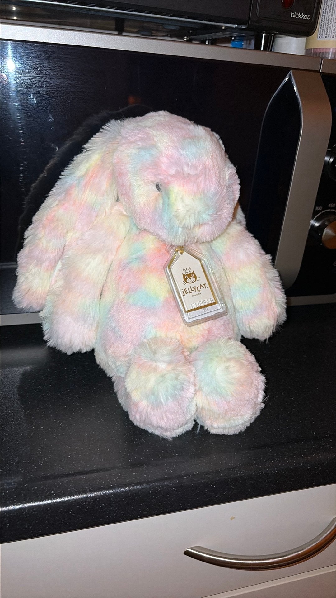 Zeer exclusief Jellycat Luxe Lazulia Bunny, Ophalen, Jellycat, Overige karakters, Middelgroot (20 tot 80 cm)