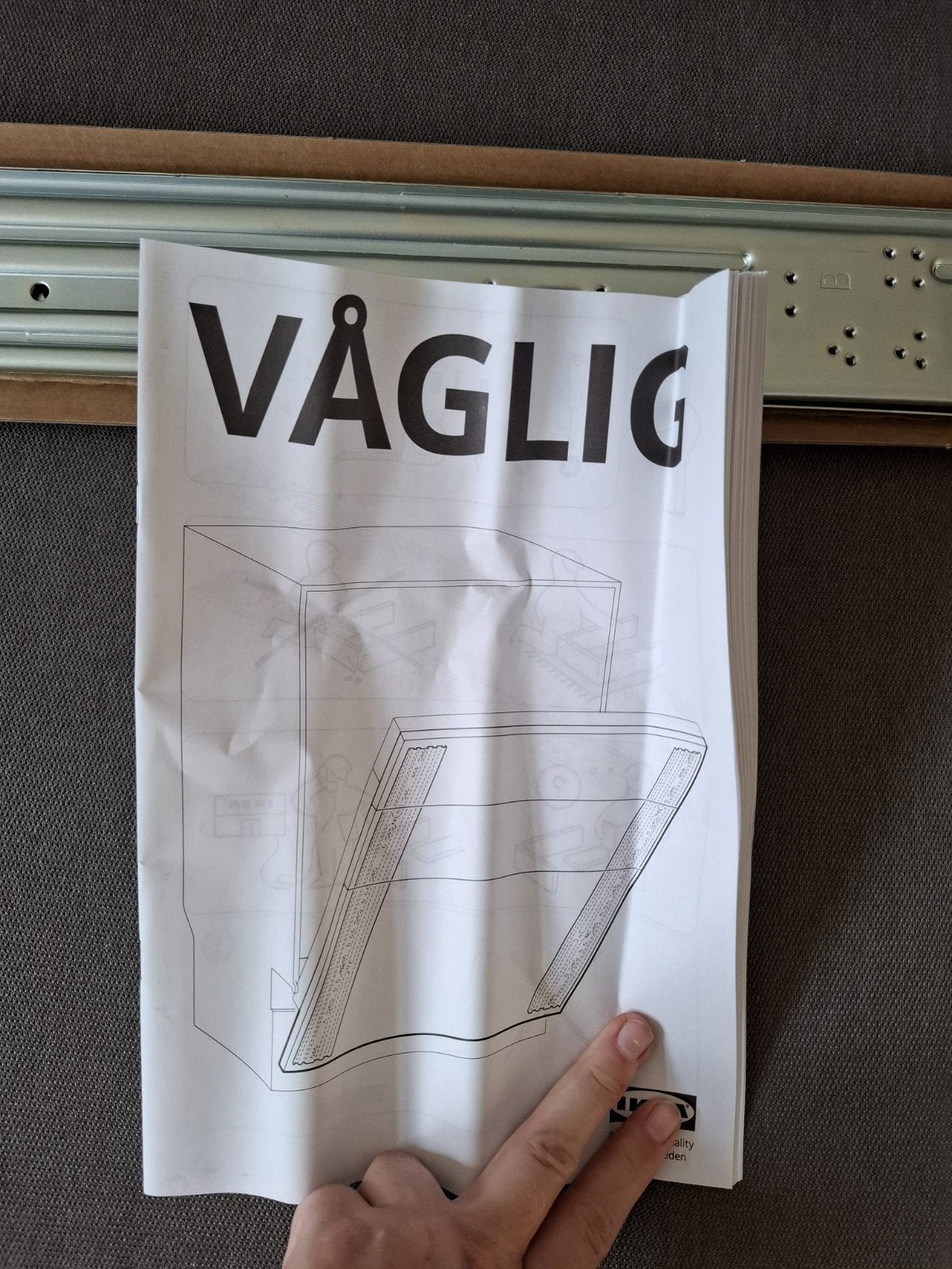 Ikea Vaglig verbindingsrail NIEUW, Huis en Inrichting, Keuken | Keukenelementen, Ophalen