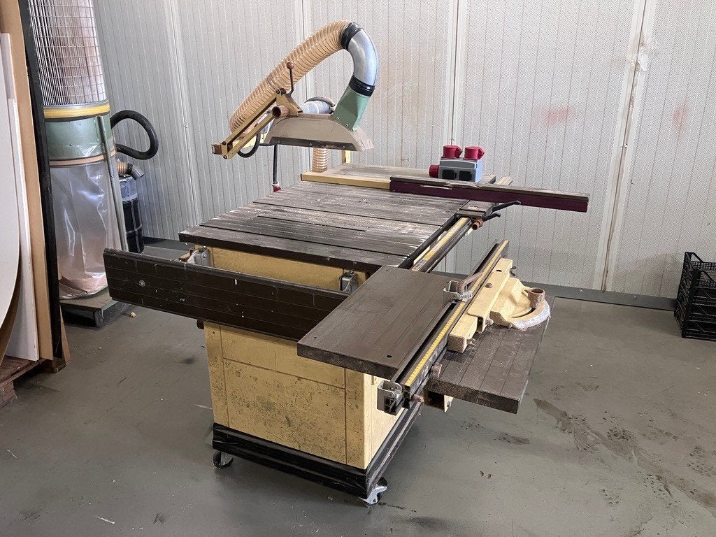 scheppach ts 4000 met afzuiging, Ophalen, Gebruikt, Cirkelzaag, 1200 watt of meer