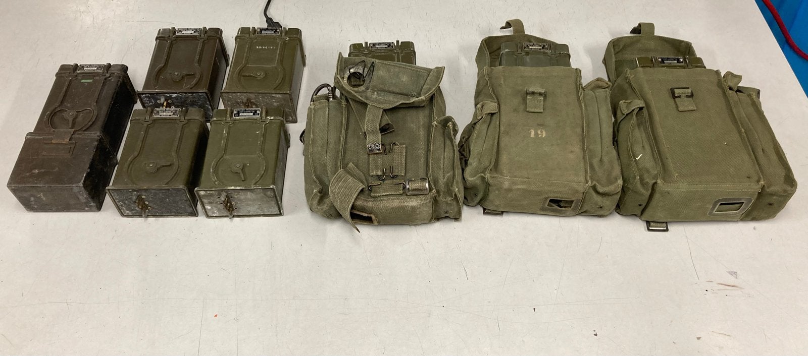 Vintage Militaire Radio Zender Ontvangers, Ophalen of Verzenden, Gebruikt, Zender en Ontvanger