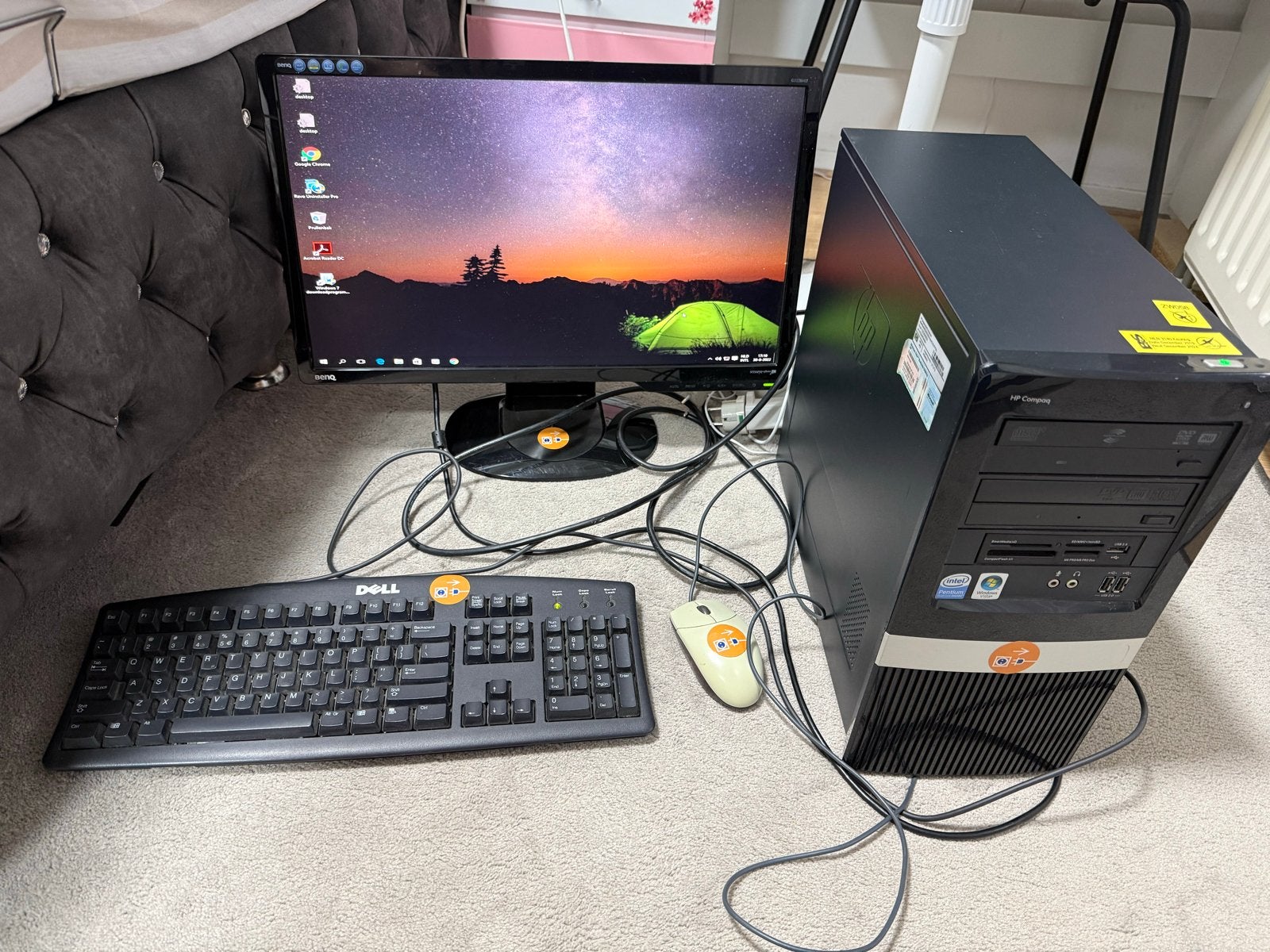 computer, Computers en Software, Desktop Pc's, Ophalen, Gebruikt, HDD, Minder dan 4 GB
