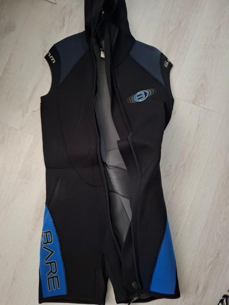 Bare Wetsuit 5mm MT/ML - Zo goed als nieuw, Watersport en Boten, Wetsuit, Bare, Heer, Ophalen of Verzenden