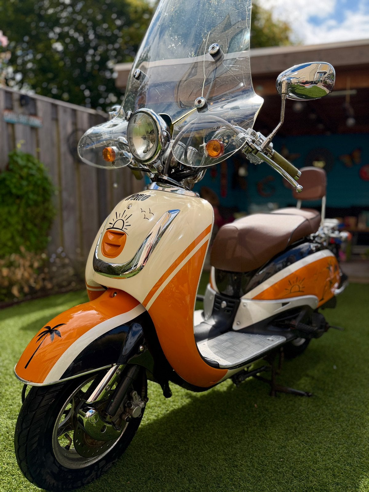 Nette Retroscooter (Benzhou Yiying), Gebruikt, Benzine, Ophalen, Overige merken
