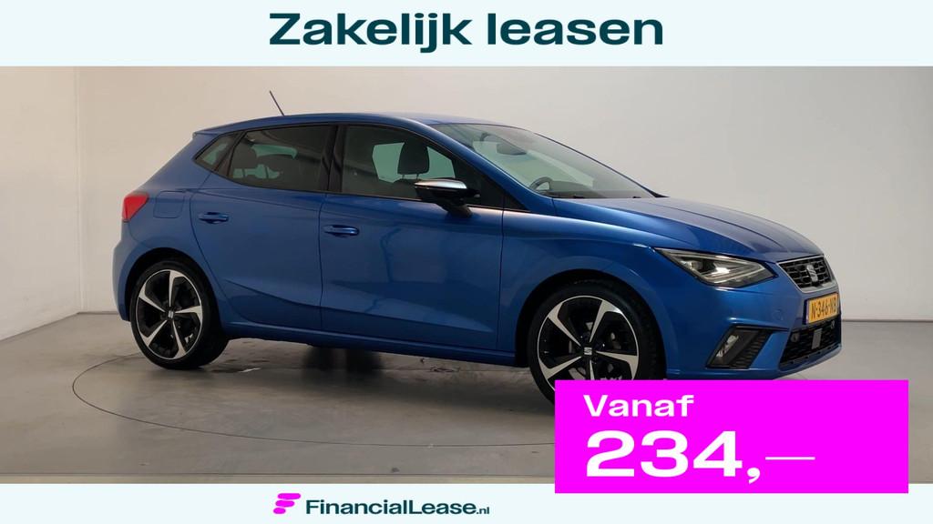 Seat Ibiza 1.0 EcoTSI FR Climate Control Parkeersensoren App, Stof, Blauw, Ibiza, Origineel Nederlands