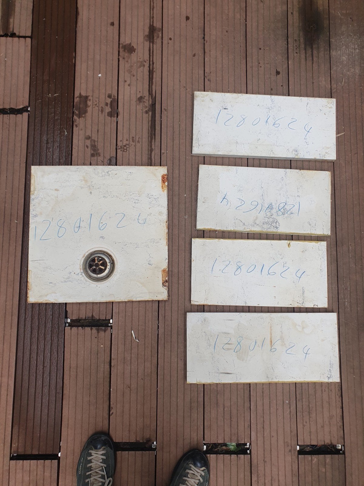 gratis graniet stukken van spoelbak, Ophalen