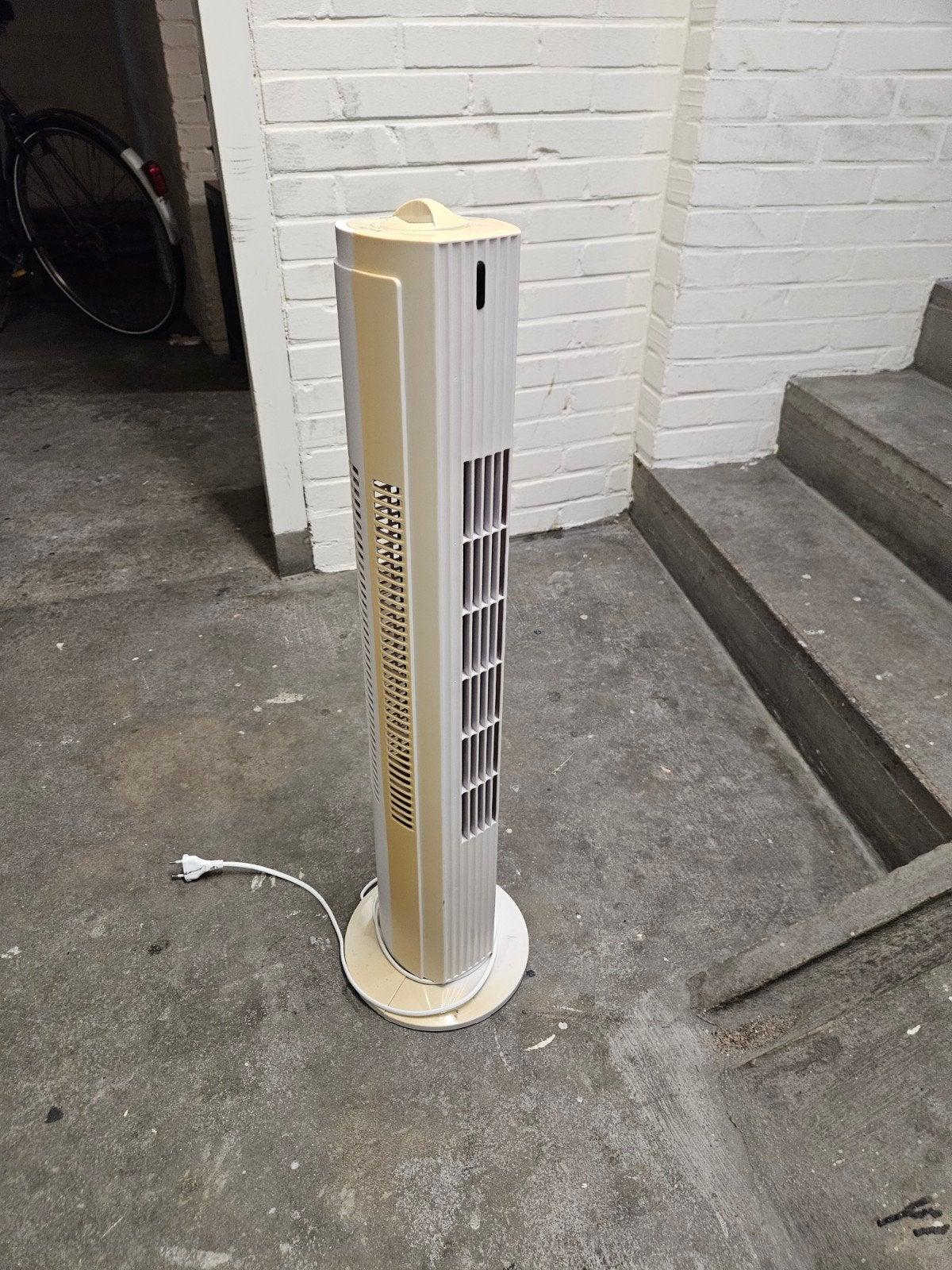 Toren ventilator, Ophalen, Torenventilator