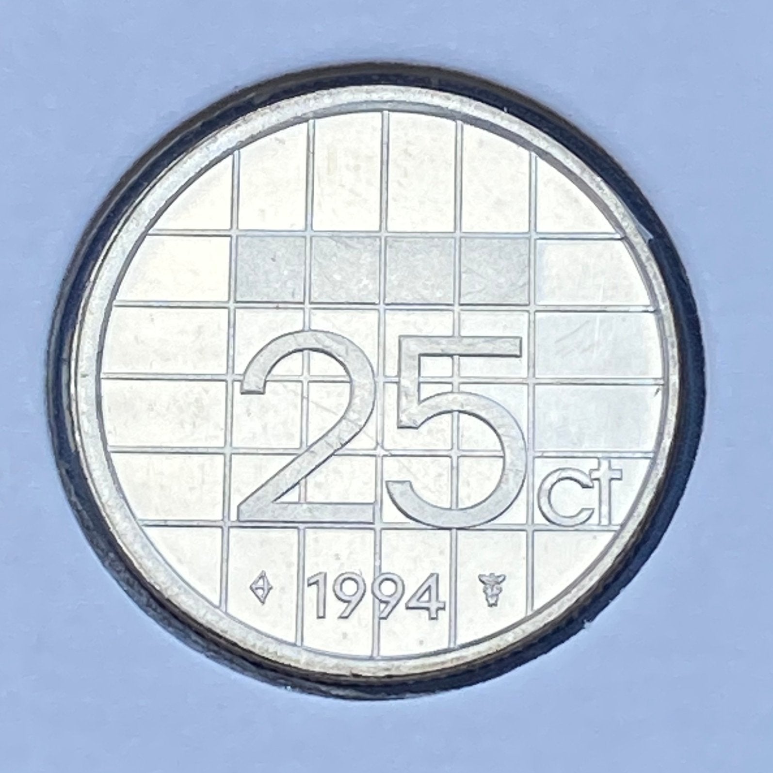 UNC / FDC 25 Cent - Kwartje uit 1994 van Beatrix, Verzenden, Koningin Beatrix, 25 cent, Losse munt