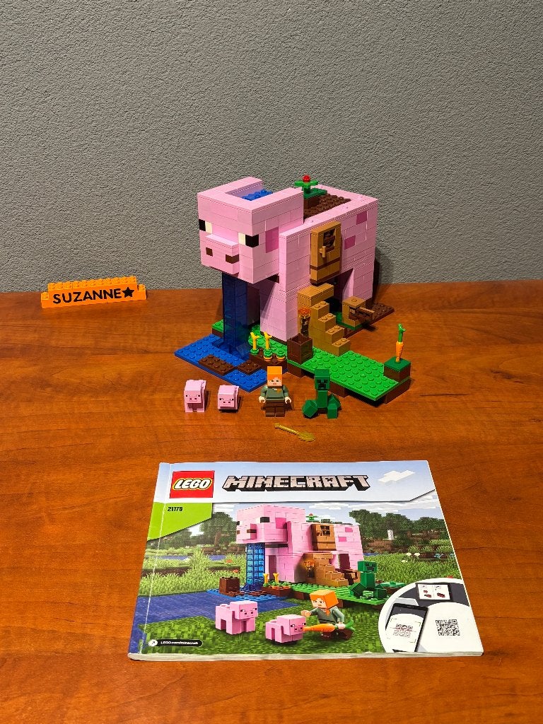 Lego 21170 - Minecraft - The Pig House, Minecraft, Lego, Ophalen of Verzenden, Zo goed als nieuw