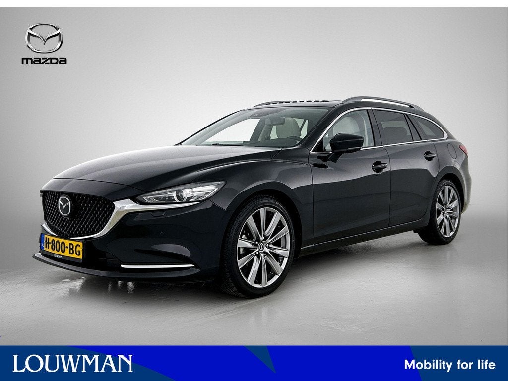 Mazda 6 Sportbreak 2.5 SkyActiv-G 194 Luxury Nederlandse aut, Auto's, Mazda, 15 km/l, Gebruikt, 4 cilinders, 6 sportbreak