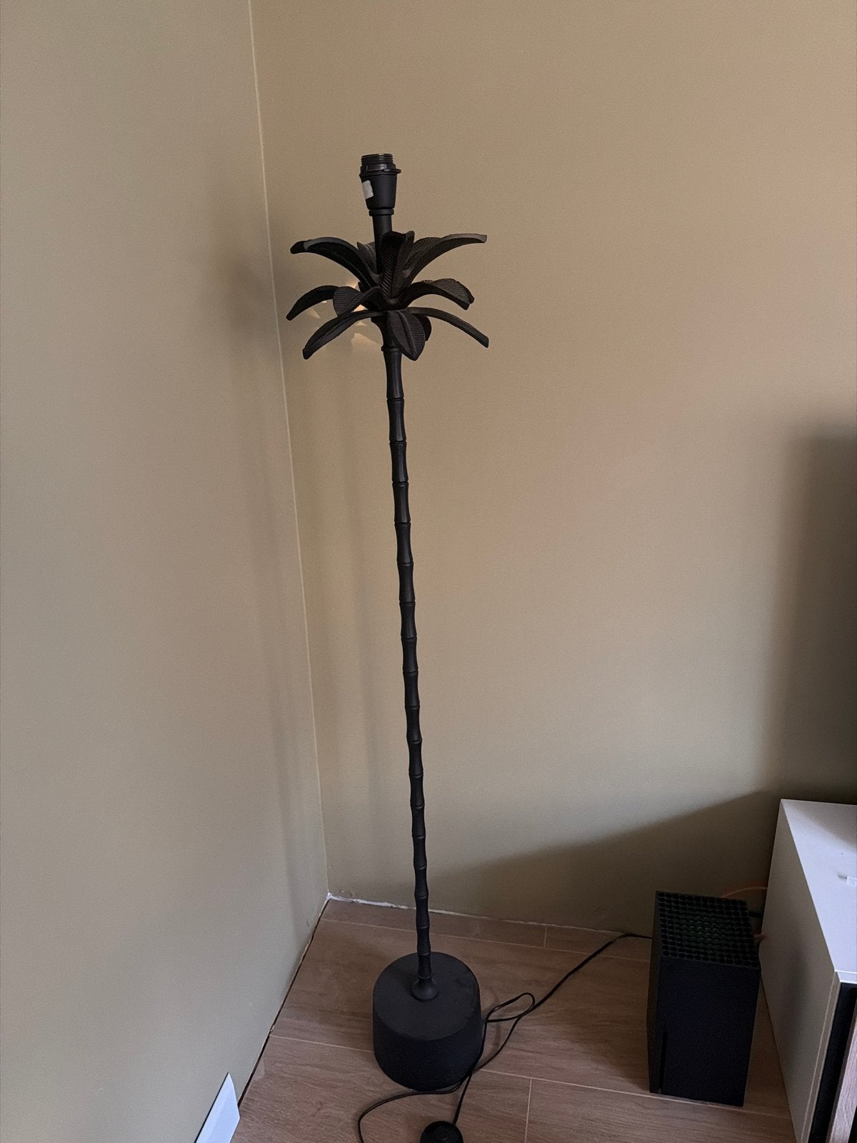 Palmboom staanlamp in hele goede staat, Ophalen, E27 (groot), Zo goed als nieuw, Metaal